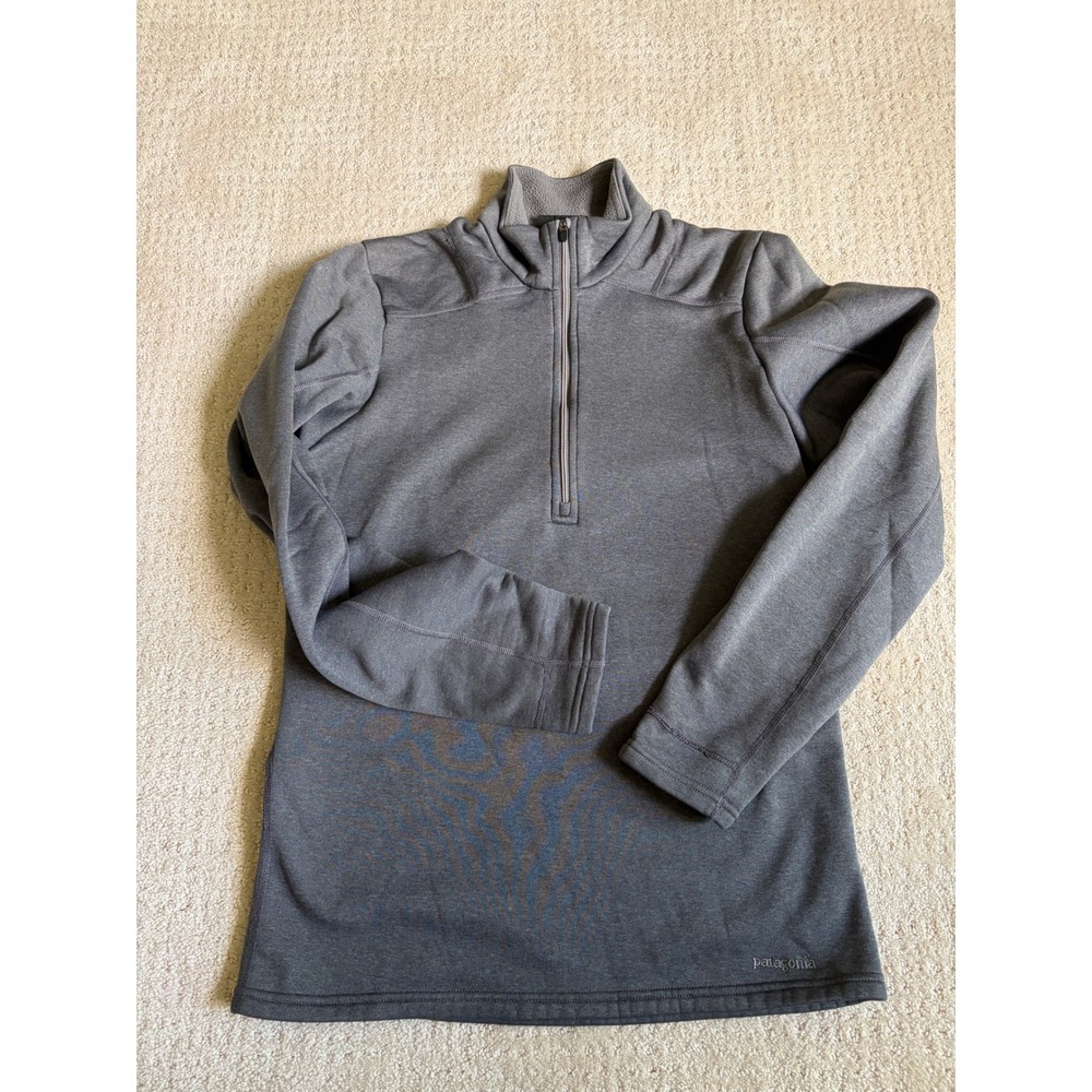 Patagonia R1 Daily Pullover Mens S Gray Gorpcore Quarter Zip Fleece